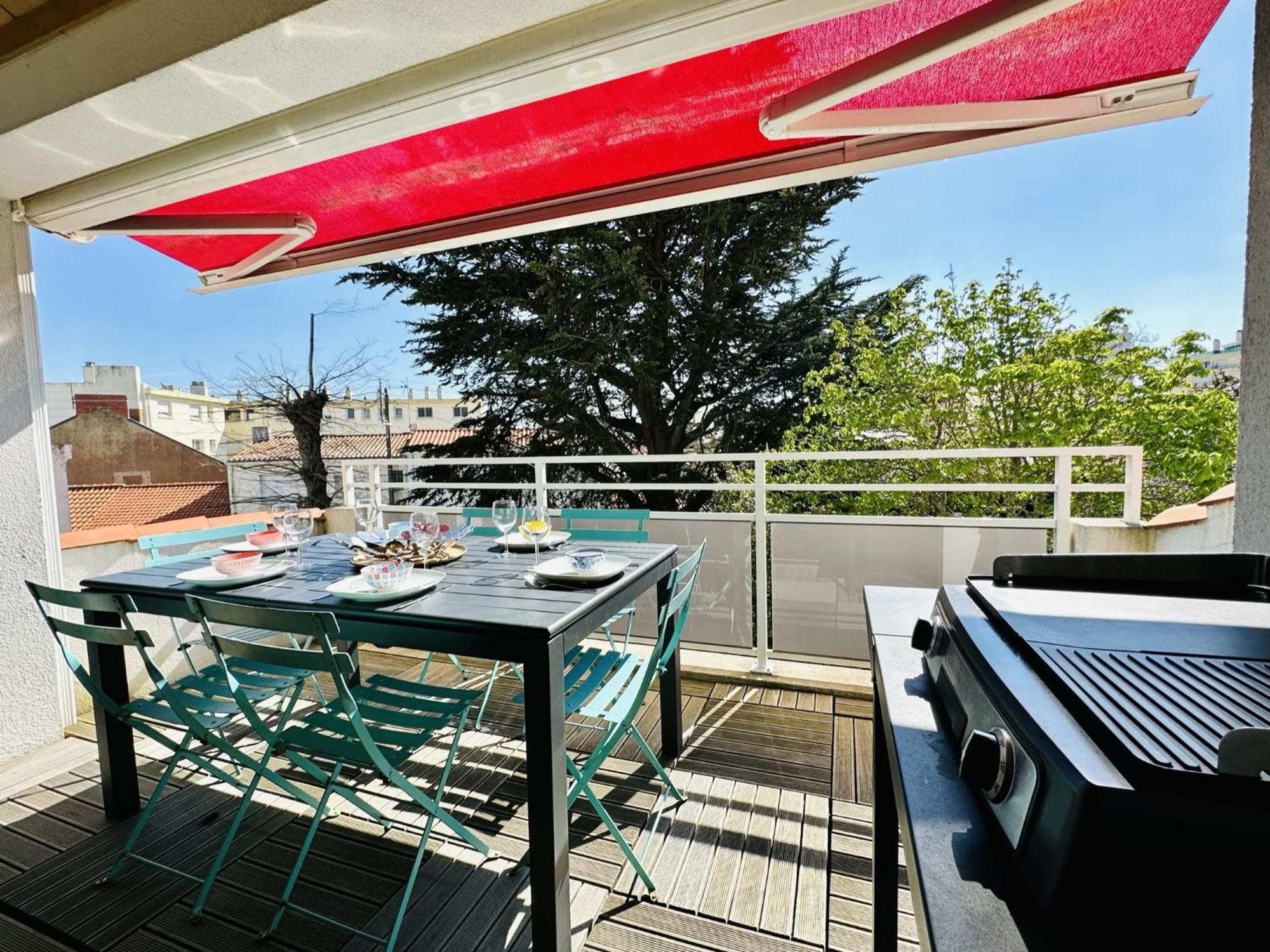 Villa Bastion Arago A Deux Pas De La Grande Plage Des Sables - 8 Pers 莱萨布勒-多洛讷 外观 照片
