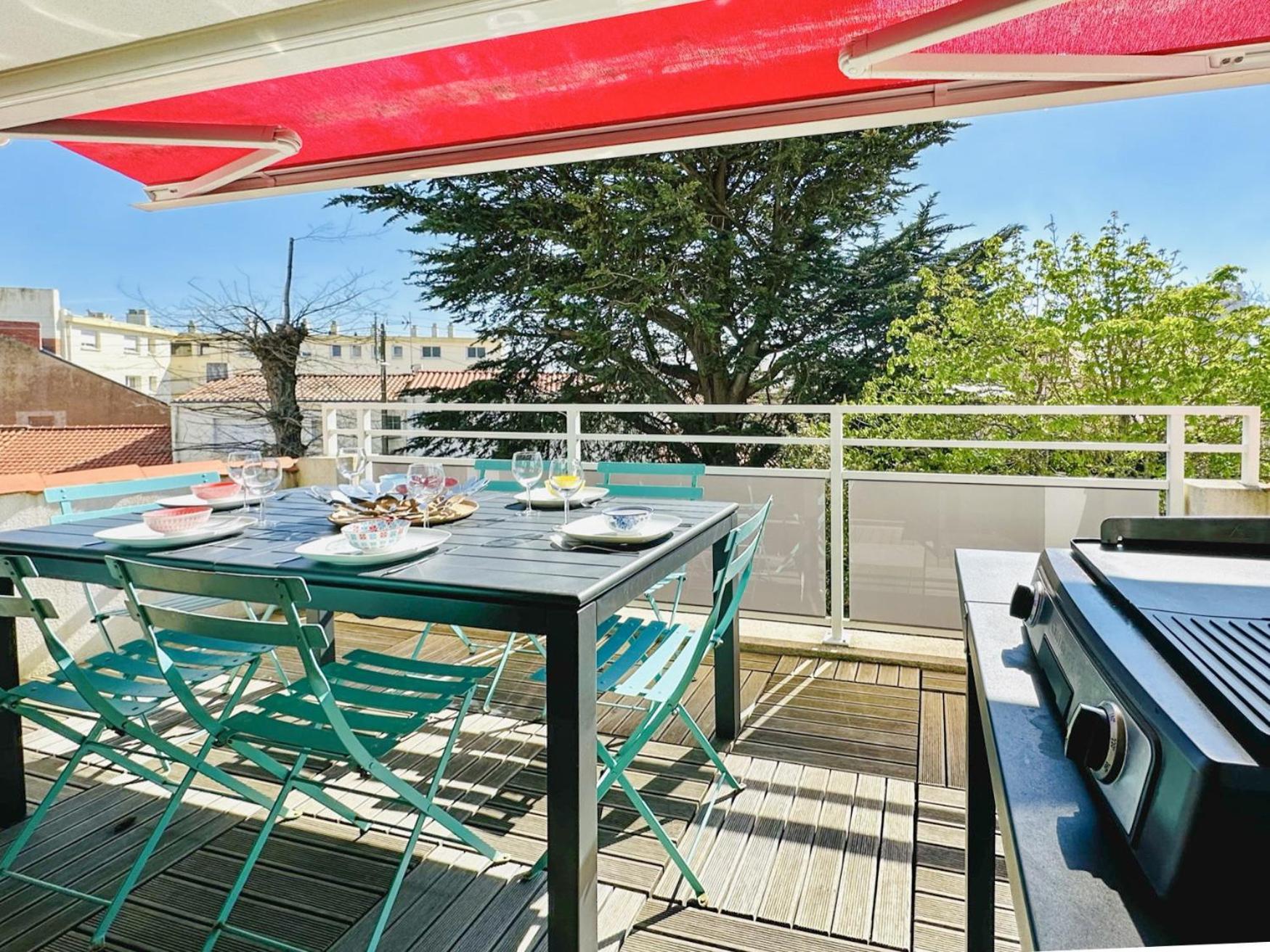 Villa Bastion Arago A Deux Pas De La Grande Plage Des Sables - 8 Pers 莱萨布勒-多洛讷 外观 照片